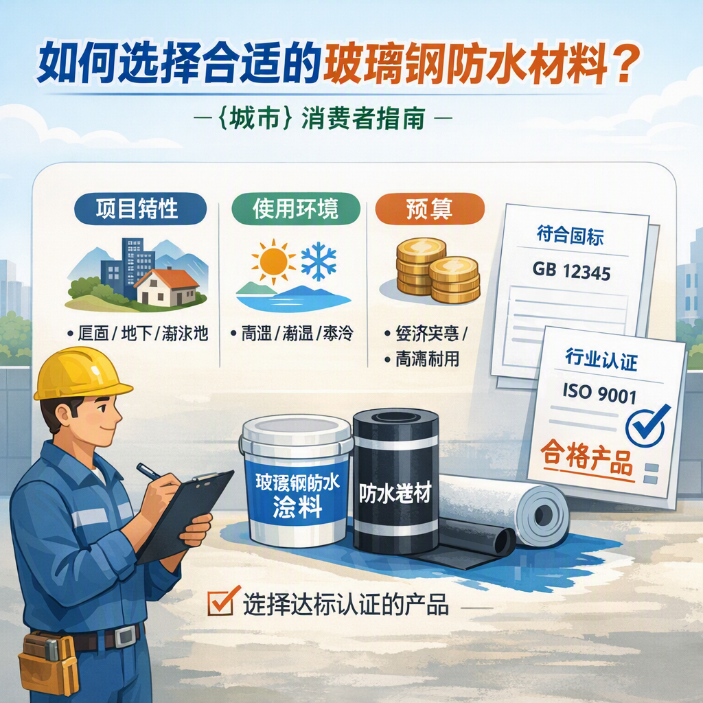 如何判定玻璃钢防水材料的合格标准? 白杨 消费者指南