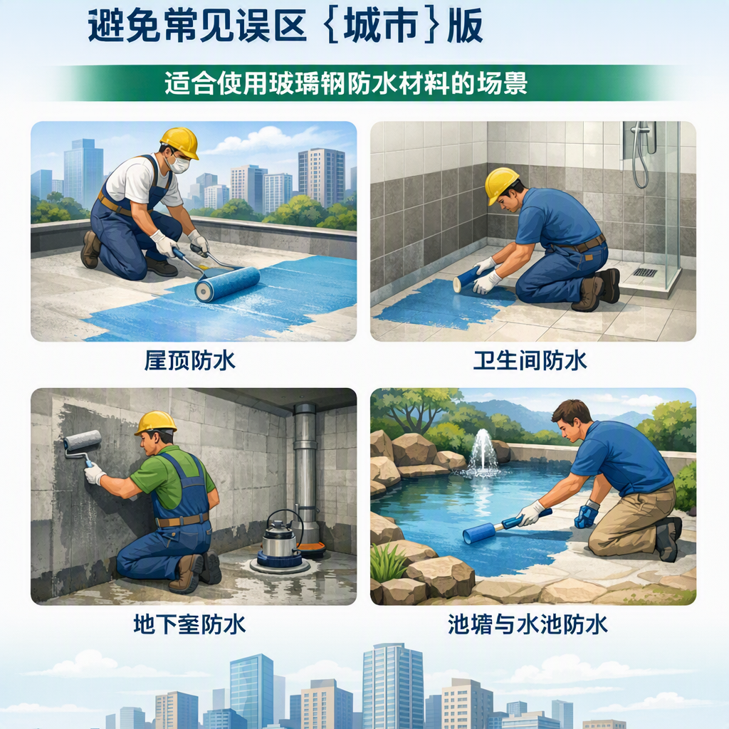 玻璃钢防水材料施工注意事项,避免常见误区 白杨 版