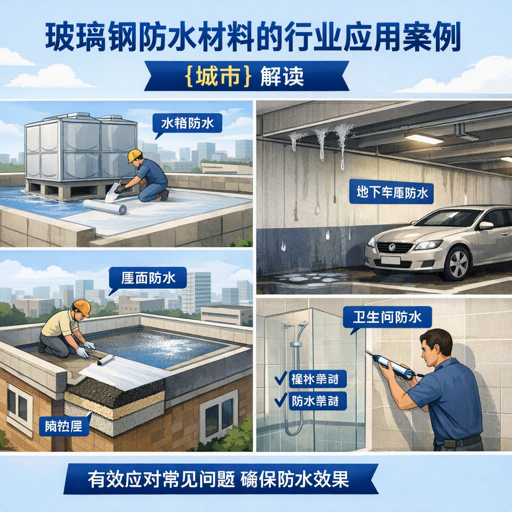 玻璃钢防水材料的行业应用案例,白杨解读