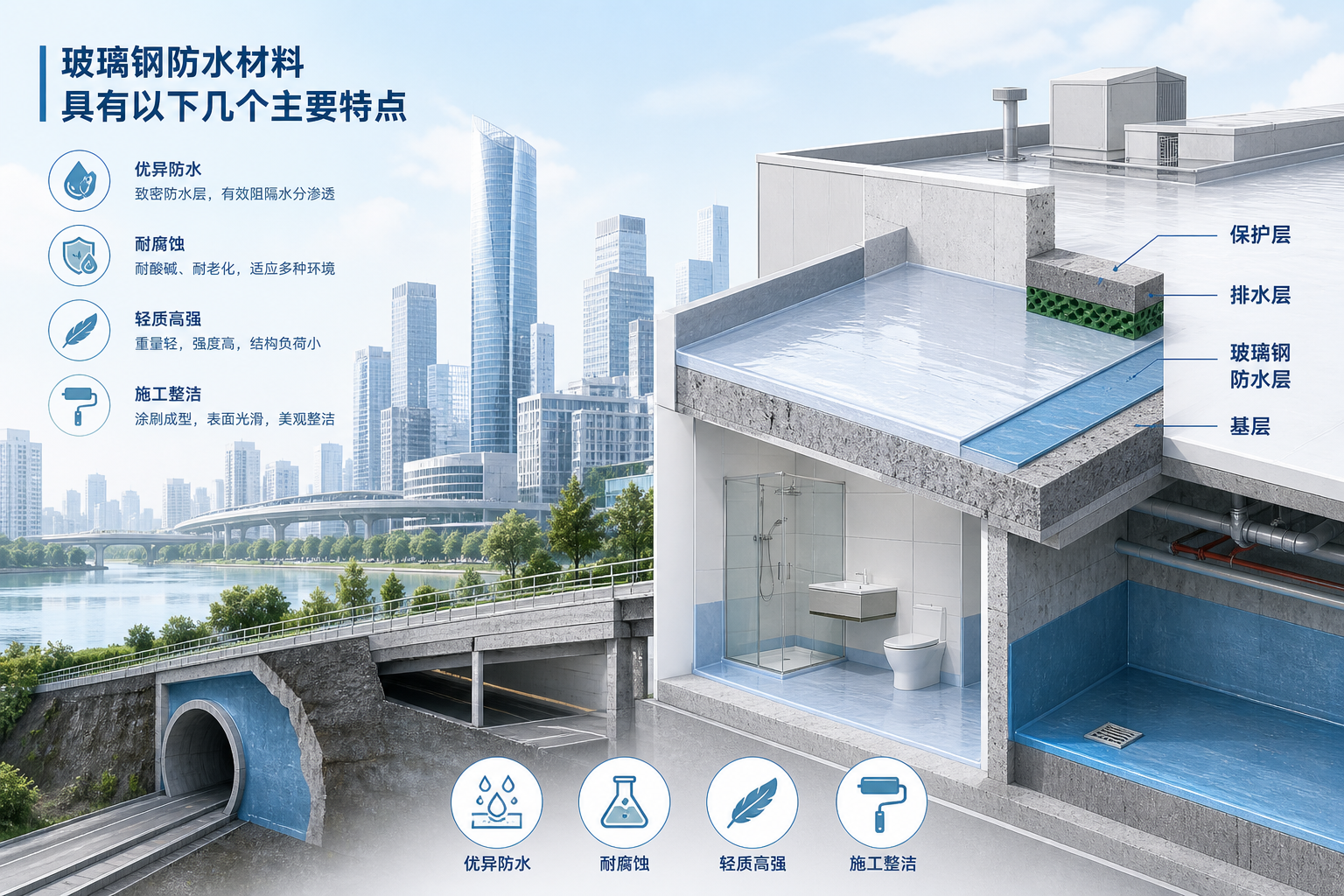2023年玻璃钢防水材料市场趋势分析,关注 白杨 发展