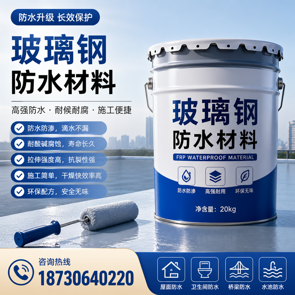 专家解析:玻璃钢防水材料的市场前景分析在 白杨