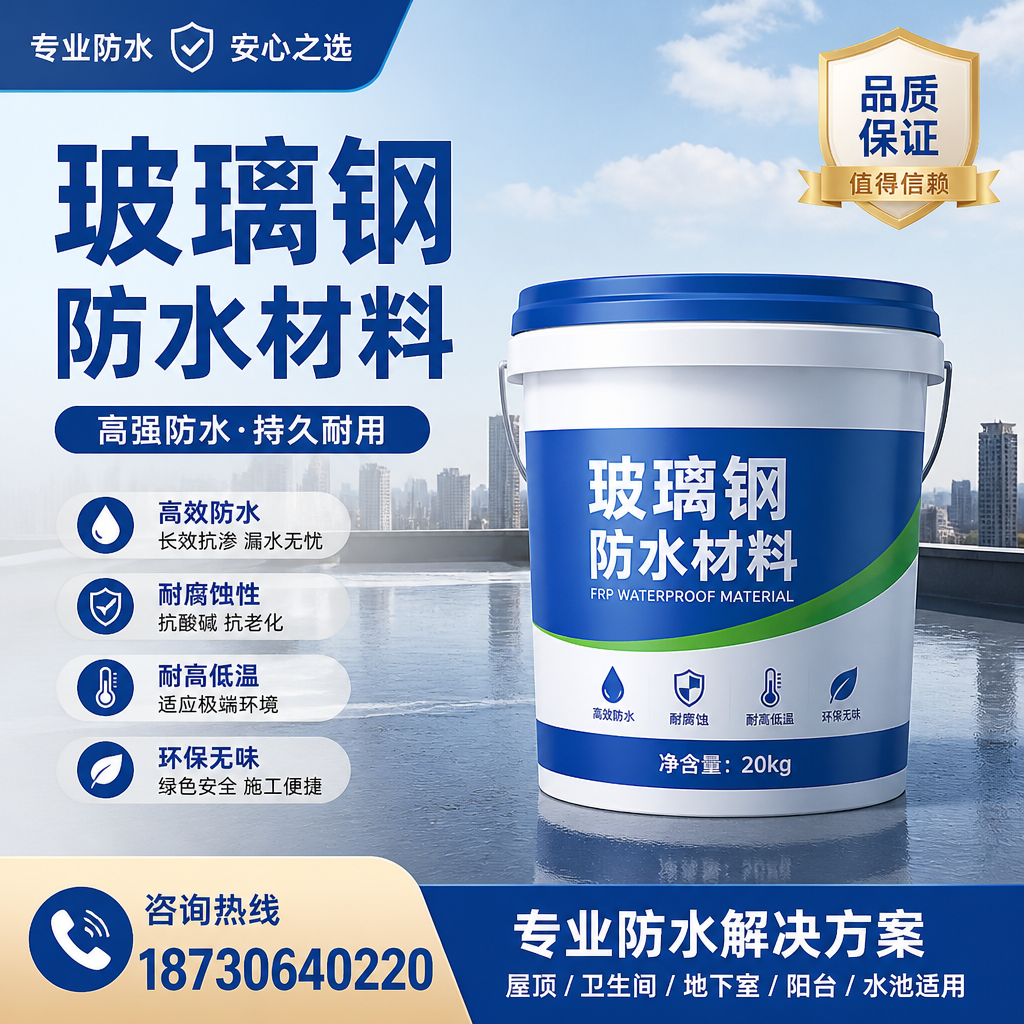 了解玻璃钢防水材料的市场趋势，白杨 企业不可不知